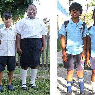 Children in their uniform